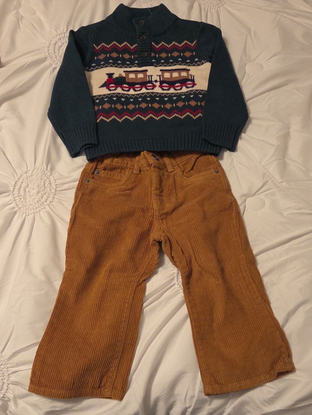 Kids Corduroy Pants in Brown